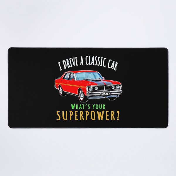 Item preview, Red Ford Falcon XY GT-HO I Drive a Classic Car What’s Your Superpower designed and sold by Michael van der Hoorn.