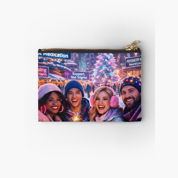 Item preview, Synthwave Christmas Psychiatry Future Reimagined designed and sold by DreamWavePix.