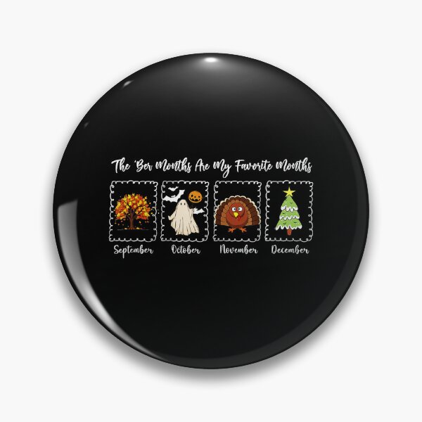 Item preview, The Ber Months Are My Favorite Months Vintage Fall Winter  designed and sold by WayTBeenkenArt.