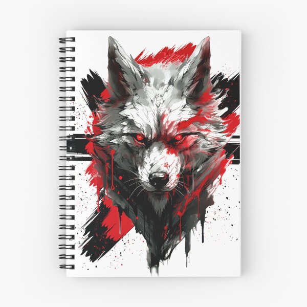 Item preview, Trash Wolf Art Tattoo-Style Inspired Edgy Design  designed and sold by DEC02.