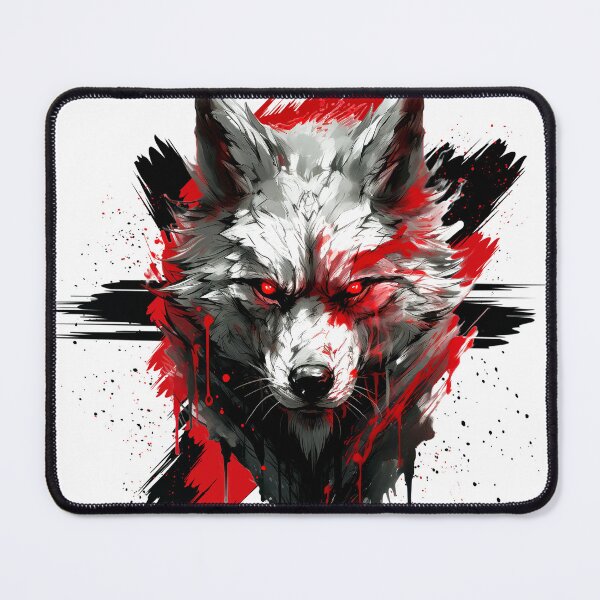 Item preview, Trash Wolf Art Tattoo-Style Inspired Edgy Design  designed and sold by DEC02.