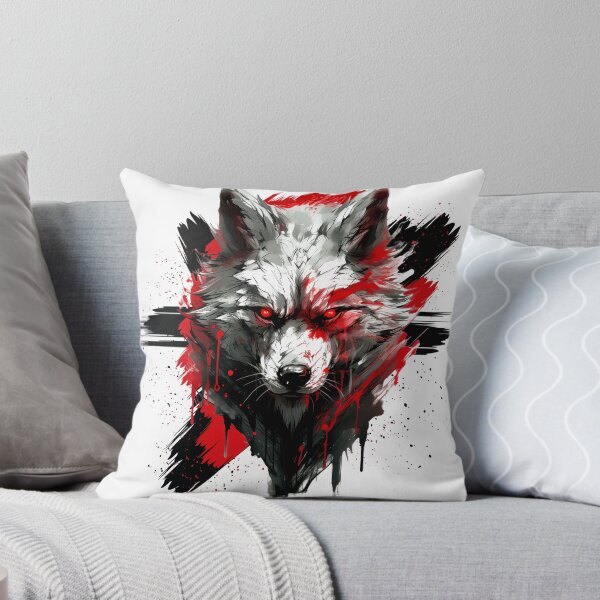 Item preview, Trash Wolf Art Tattoo-Style Inspired Edgy Design  designed and sold by DEC02.