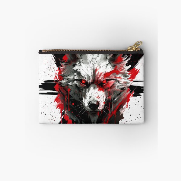Item preview, Trash Wolf Art Tattoo-Style Inspired Edgy Design  designed and sold by DEC02.