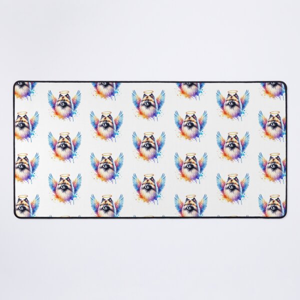 Item preview, Watercolor Keeshond Angel designed and sold by TheAnimalZ00.