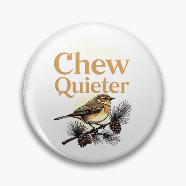 Item preview, Please Chew Quieter Bird Nature Vintage Forest Tee designed and sold by GeniePixel.