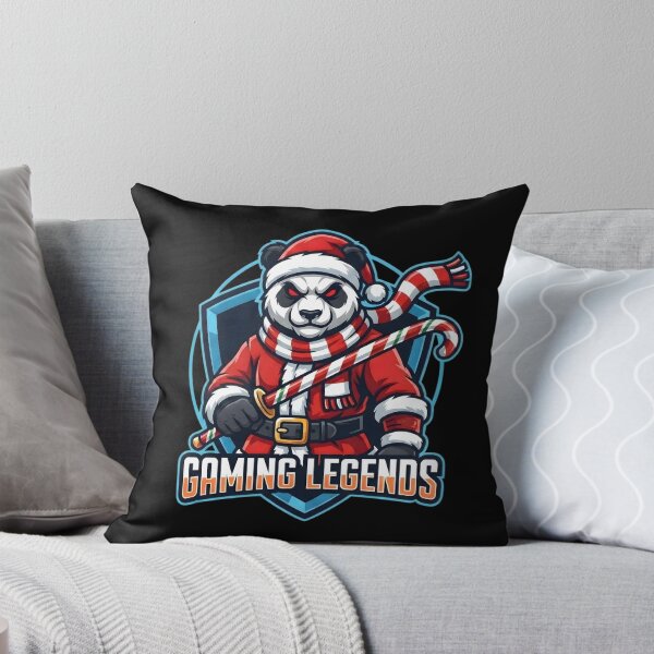 Item preview, Gaming Legends Santa Panda – Christmas Esports Logo for Gamers designed and sold by SoulenCify.