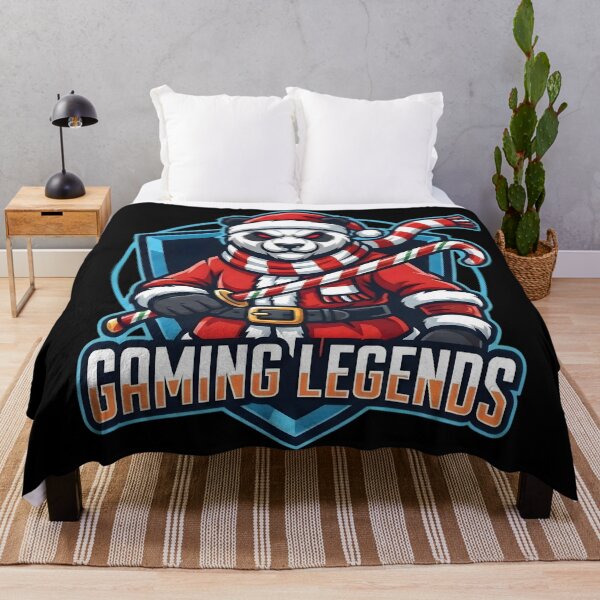 Item preview, Gaming Legends Santa Panda – Christmas Esports Logo for Gamers designed and sold by SoulenCify.