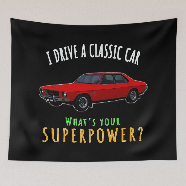 Item preview, Holden HQ Monaro GTS 350 Red I Drive a Classic Car What’s Your Superpower designed and sold by Michael van der Hoorn.