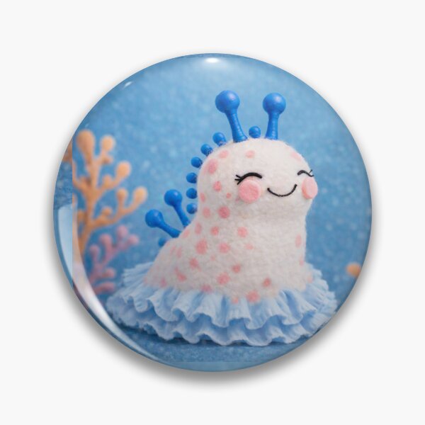 Item preview, Pico the Rosy Doridae Sea Slug of Cuddlefish Cove designed and sold by CuddleFish Creations.