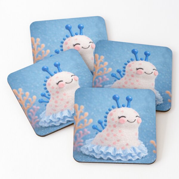 Item preview, Pico the Rosy Doridae Sea Slug of Cuddlefish Cove designed and sold by CuddleFish Creations.