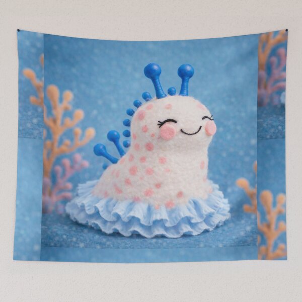Item preview, Pico the Rosy Doridae Sea Slug of Cuddlefish Cove designed and sold by CuddleFish Creations.
