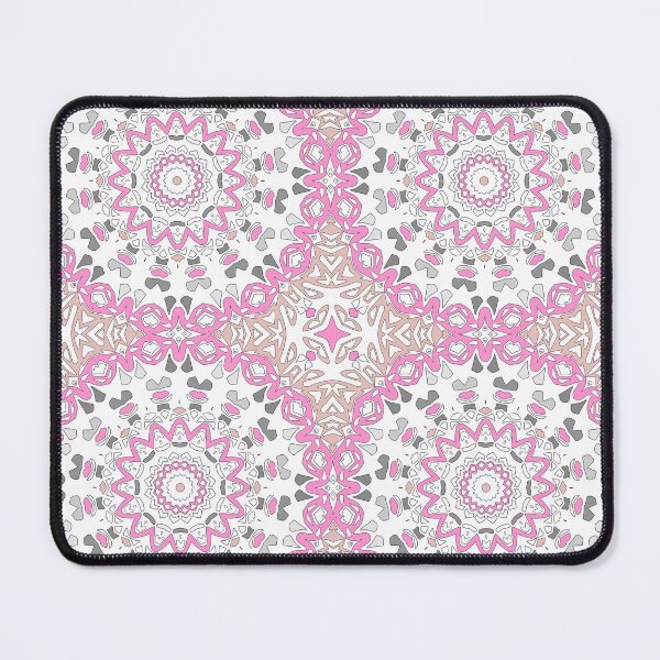 Item preview, Multicolored ornament mandala kaleidoscope in pastel colors designed and sold by fuzzyfox.