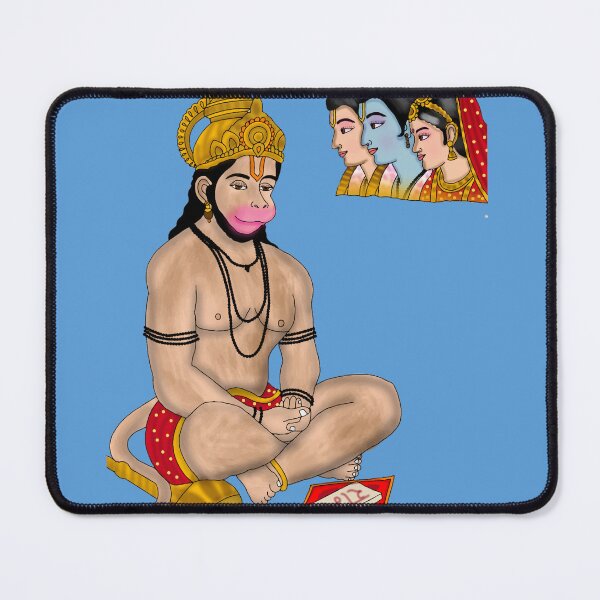 Item preview, Hanuman Art – Powerful Hindu Monkey God Illustration designed and sold by Harshit_Digital_Arts.