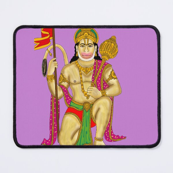 Item preview, Hanuman Art – Powerful Hindu Monkey God Illustration designed and sold by Harshit_Digital_Arts.
