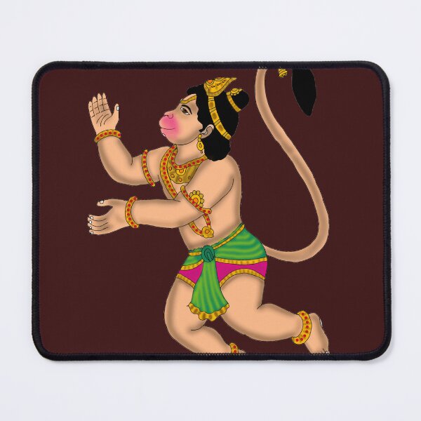 Item preview, Hanuman Art – Powerful Hindu Monkey God Illustration designed and sold by Harshit_Digital_Arts.