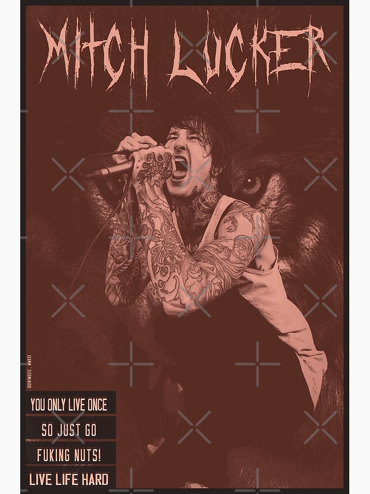 Mitch Lucker Posters for Sale | Redbubble