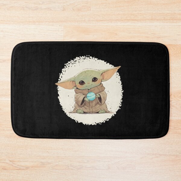 Item preview, BABY YODA WITH PLANET URANUS designed and sold by LIS AND MELIVERSO.