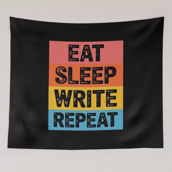 Item preview, Eat Sleep Write Repeat Novelist Writer Author Writing designed and sold by ForestMmost.