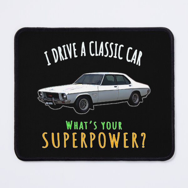 Item preview, Holden HQ Monaro GTS 350 White I Drive a Classic Car What’s Your Superpower designed and sold by Michael van der Hoorn.