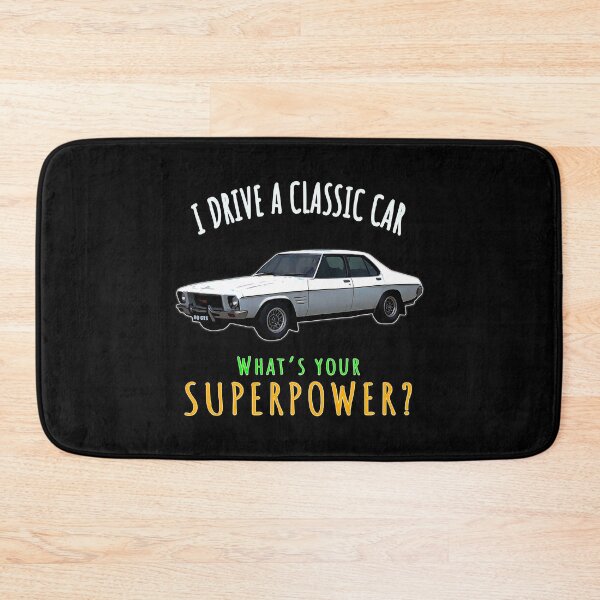 Item preview, Holden HQ Monaro GTS 350 White I Drive a Classic Car What’s Your Superpower designed and sold by Michael van der Hoorn.