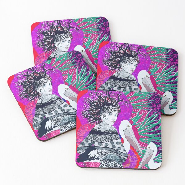 Item preview, Earth Woman with Pelicans designed and sold by Georgie Sharp.