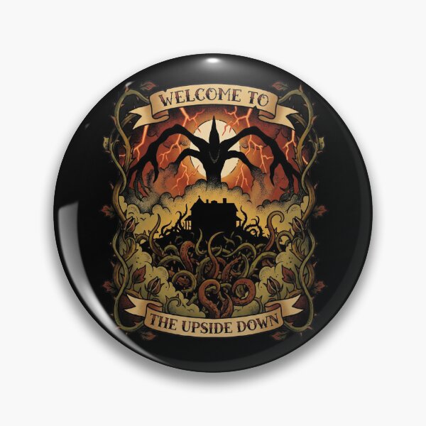 Item preview, Welcome to the Upside Down - Traditional Tattoo Style Horror Art designed and sold by SPKNarg.
