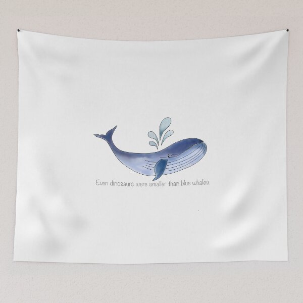Item preview, Gentle Blue Whale, Bigger Than Dinosaurs designed and sold by MirelaBadea.