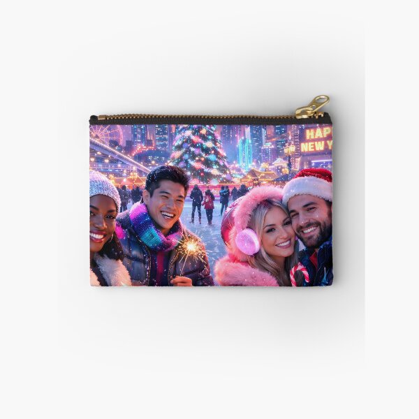 Item preview, Futuristic Synthwave Christmas New Year designed and sold by DreamWavePix.