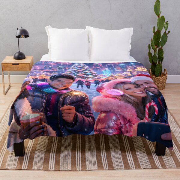 Item preview, Futuristic Synthwave Christmas New Year designed and sold by DreamWavePix.