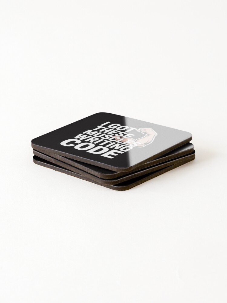 Thumbnail 4 of 5, Coasters (Set of 4), Developer Computer Programmer Co  For Developers Or Programmers designed and sold by ForestMmost.