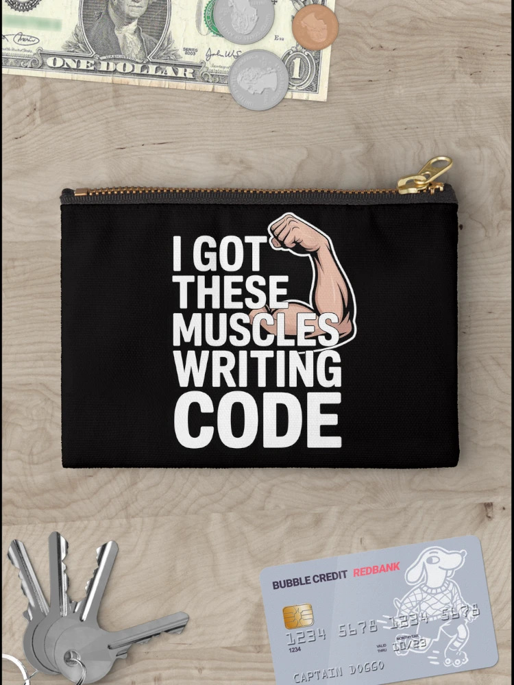 Thumbnail 3 of 4, Zipper Pouch, Developer Computer Programmer Co  For Developers Or Programmers designed and sold by ForestMmost.