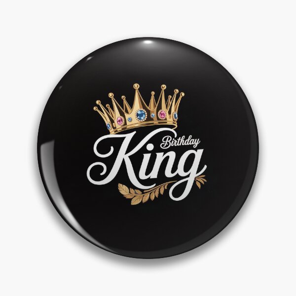 Item preview, Crown with writing birthday KING designed and sold by ForestMmost.