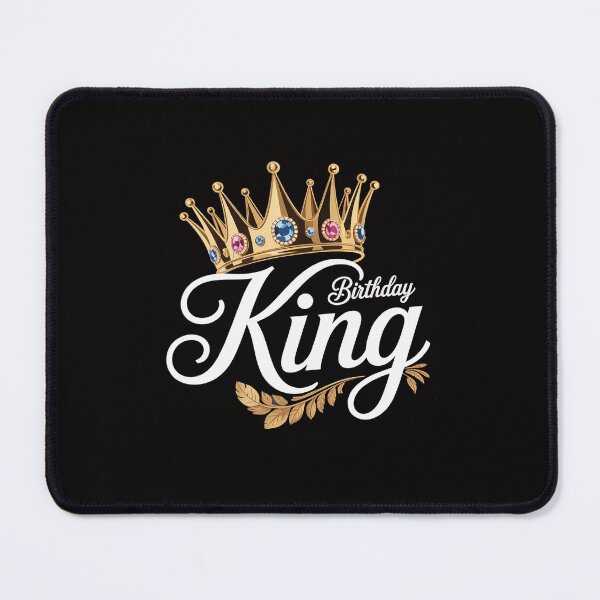 Item preview, Crown with writing birthday KING designed and sold by ForestMmost.