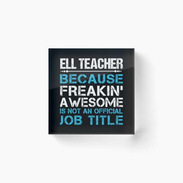 Item preview, Ell Teacher designed and sold by liviawong435.