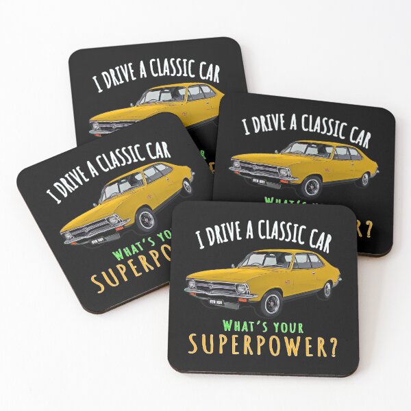 Item preview, Holden Torana GTR XU 1 Yellow I Drive a Classic Car What’s Your Superpower designed and sold by Michael van der Hoorn.