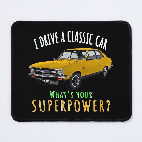 Item preview, Holden Torana GTR XU 1 Yellow I Drive a Classic Car What’s Your Superpower designed and sold by Michael van der Hoorn.