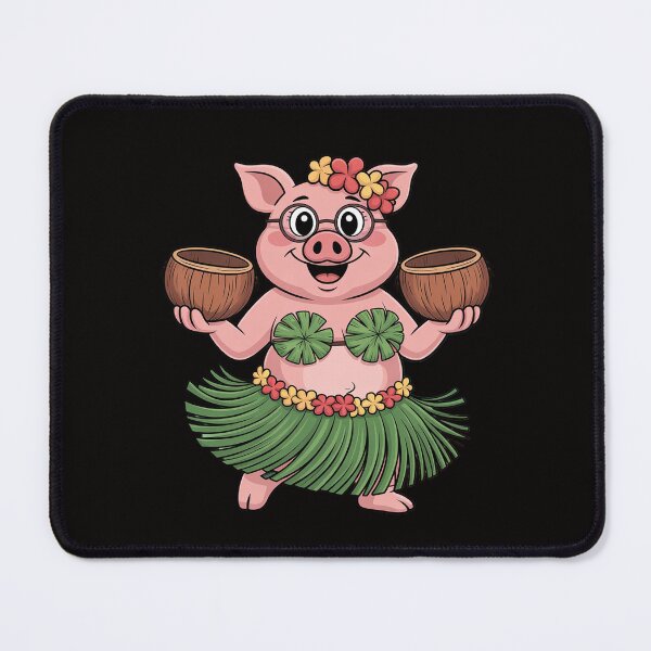 Item preview, Cool Hawaiian Luau Pig Boar Lover Hula Dancing Gift designed and sold by ForestMmost.