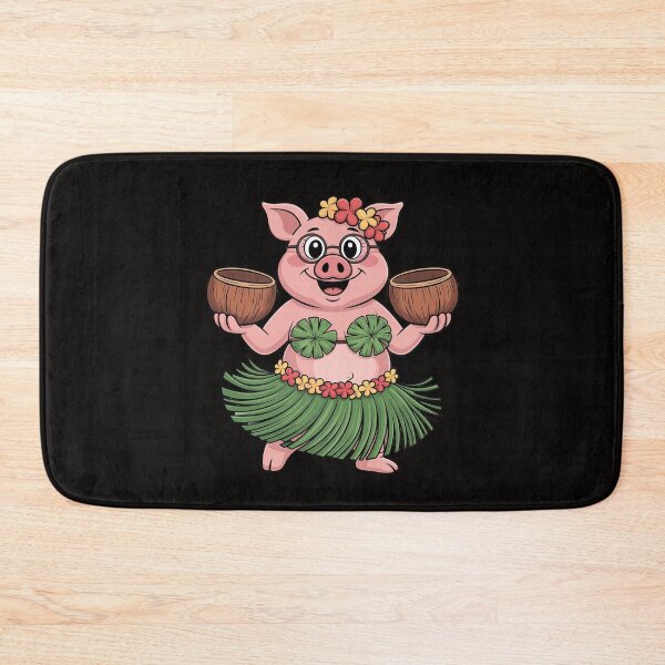 Item preview, Cool Hawaiian Luau Pig Boar Lover Hula Dancing Gift designed and sold by ForestMmost.
