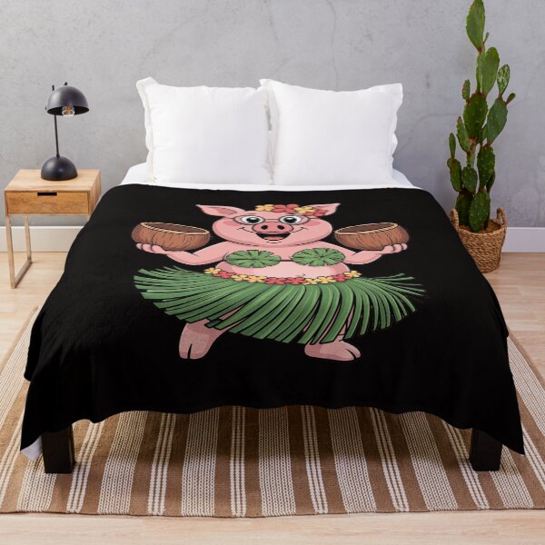 Item preview, Cool Hawaiian Luau Pig Boar Lover Hula Dancing Gift designed and sold by ForestMmost.
