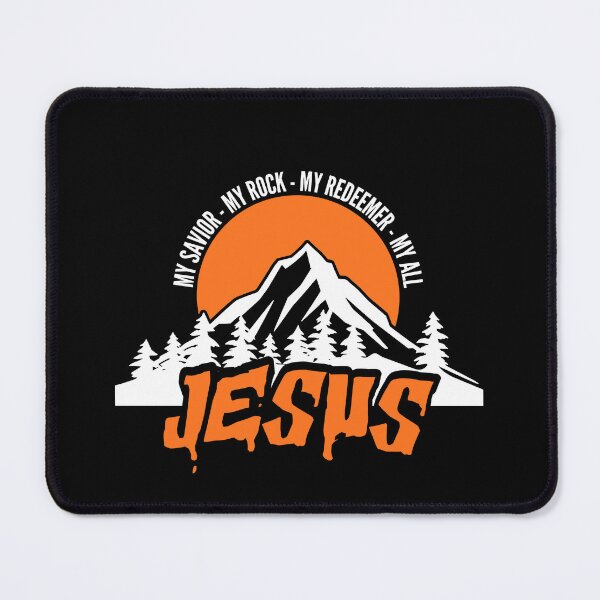 Item preview, Jesus is My Savior - My Rock - My Redeemer - My All – Christian Faith Design designed and sold by MoriaStore.