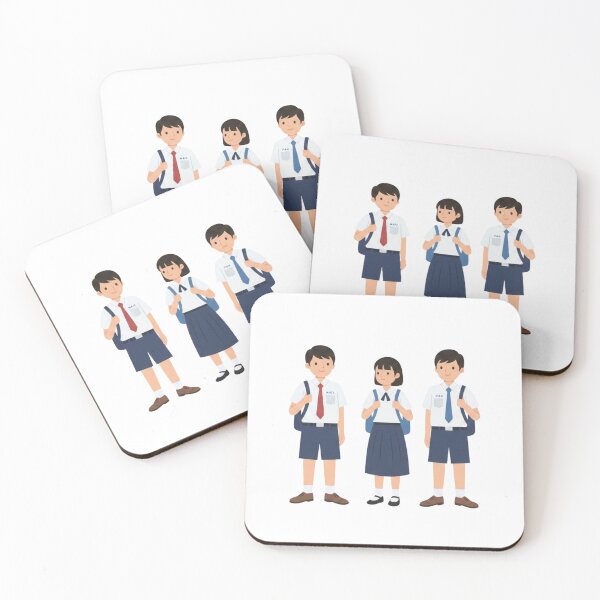 Item preview, Nostalgic School Days: Thai Students in Uniform designed and sold by Thidagrafictic.
