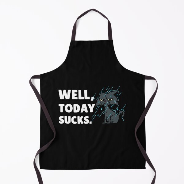 Item preview, Well Today Sucks - Sad Wet Cat Bad Day Humor designed and sold by crazydotdesigns.