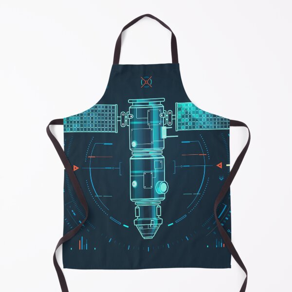 Item preview, space engineering or space industry, graphic of Satellite in front view with topographic map and wireframe surface interface designed and sold by NiamLab.