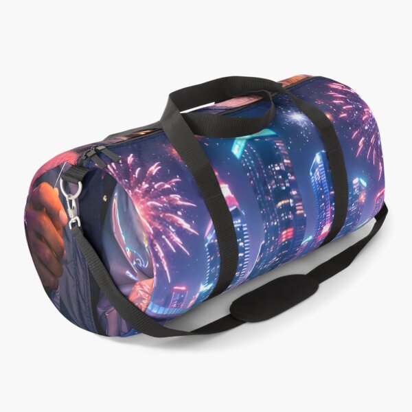 Item preview, Futuristic Synthwave Christmas New Year designed and sold by DreamWavePix.