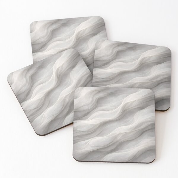 Item preview, Soft Ivory Wave Pattern designed and sold by LuxeFusionArt.