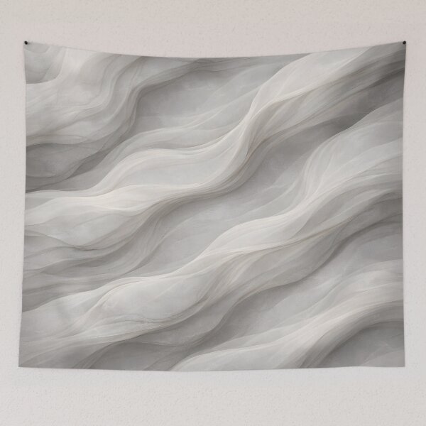 Item preview, Soft Ivory Wave Pattern designed and sold by LuxeFusionArt.