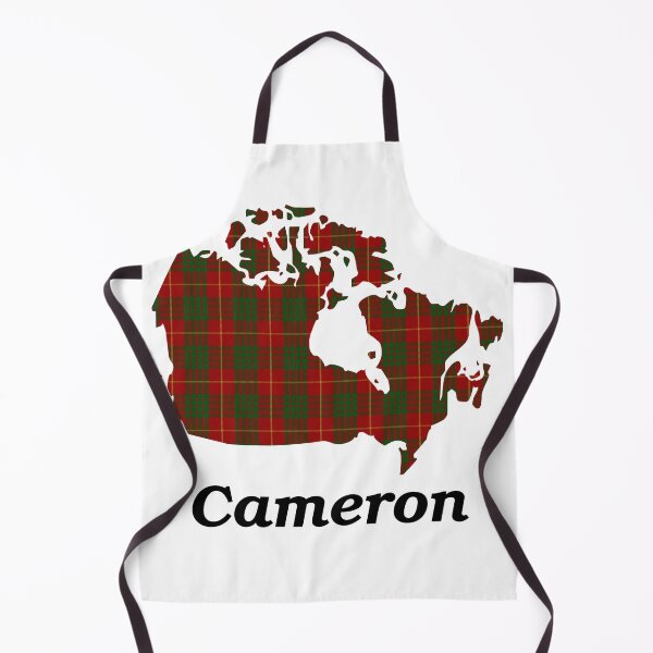 Item preview, Cameron Clan Tartan on Map of Canada (with name) designed and sold by clantartans.