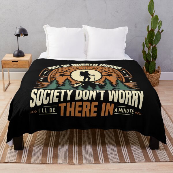 Item preview, Out Of Breath Hiking Society Don't Worry I'Ll Be There In A designed and sold by caiknelinex.