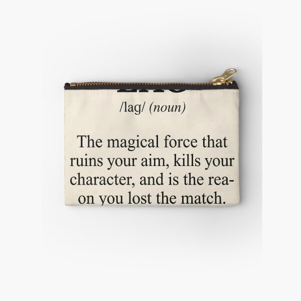 Item preview, Lag - Funny Gaming Dictionary Definition designed and sold by NextLevelThread.