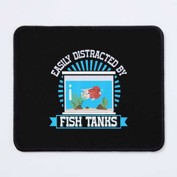 Item preview, Easily Distracted By Fish Tanks Fish Keeping Aquarist designed and sold by caiknelinex.